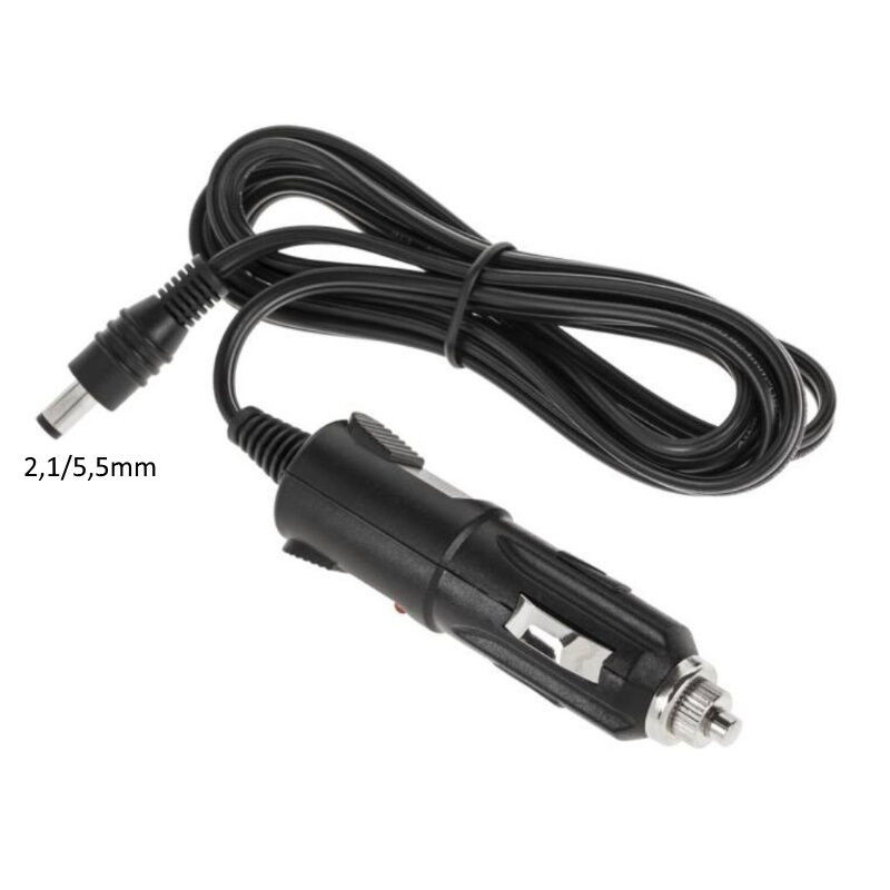 Cabo aliment. 12V C7 ficha DC 2.1/5mm