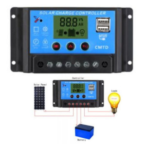 REGULADOR FOTOVOLTAICO MPPT 30A