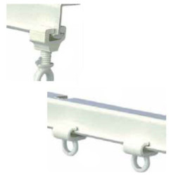 PERFIL PLASTICO BRANCO "I" - 2,5m