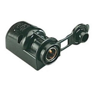 FICHA 12V PEQ.C/TAMPA P/PAREDE