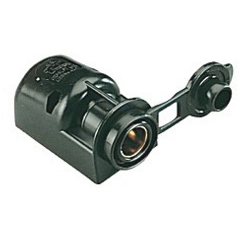 FICHA 12V PEQ.C/TAMPA P/PAREDE