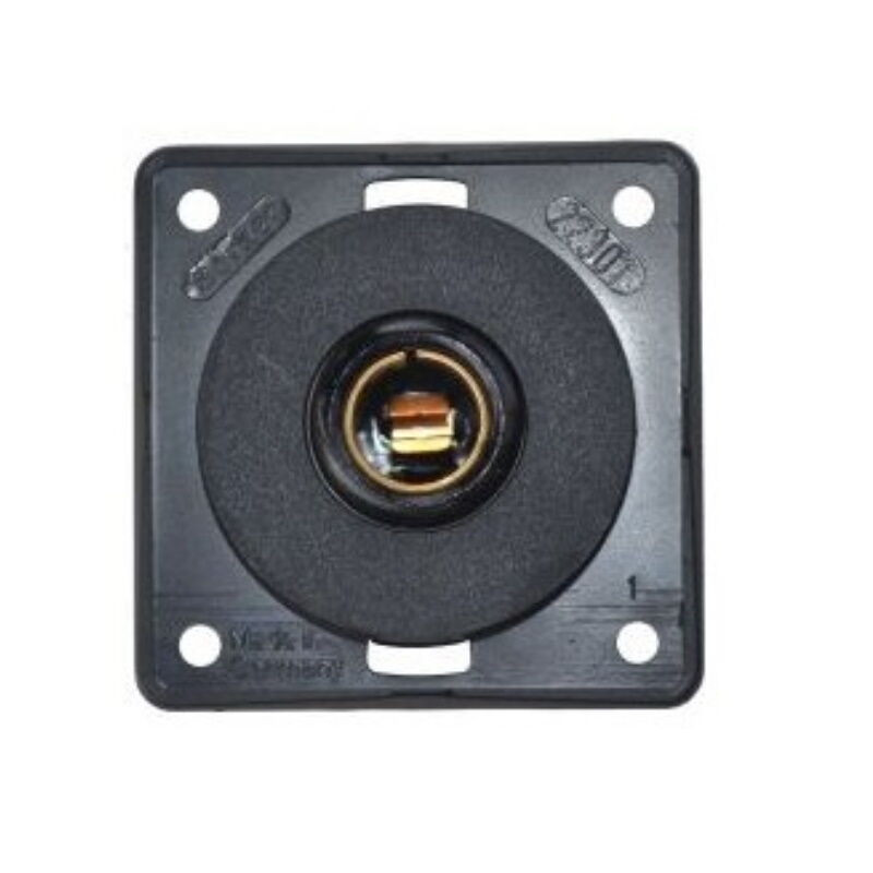 TOMADA 12V ENCASTRAR (PRETA)