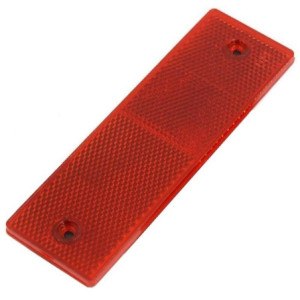 Refelctor Rectangular - Vermelho