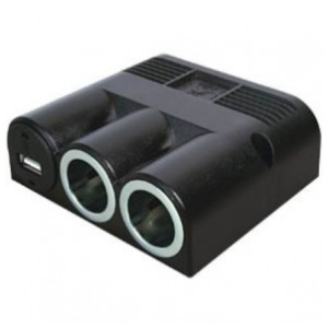 TOMADA TRIPLA EXT.2/12V GR 1/USB