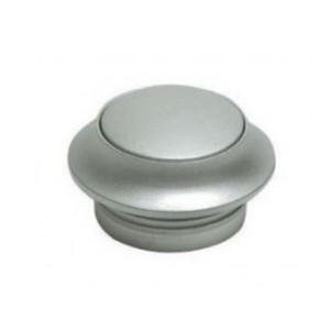 Fecho Tic-tac Grande (Botão + Anilha Grande) - Cinza Claro