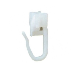 GANCHO PLASTICO TRANSPARENTE