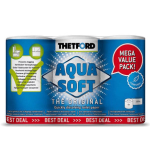 PAPEL HIGIENICO AQUA SOFT (6 ROLOS)