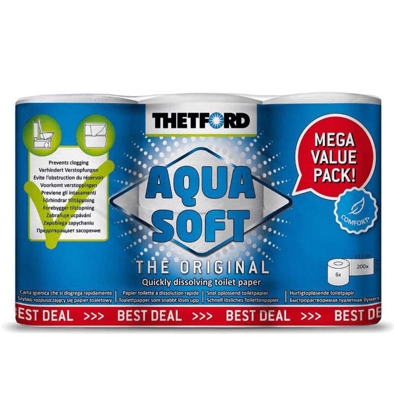 PAPEL HIGIENICO AQUA SOFT (6 ROLOS)