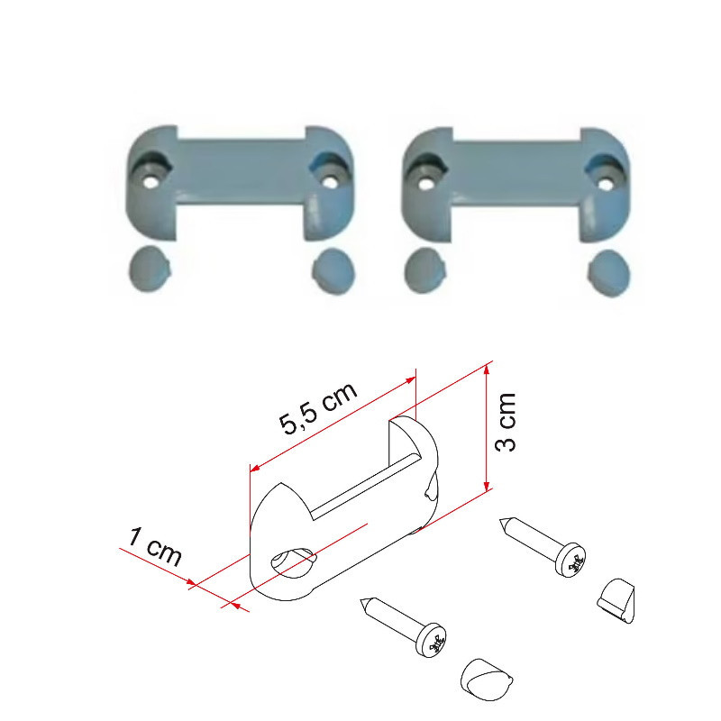Kit Fixação Escadas (par)