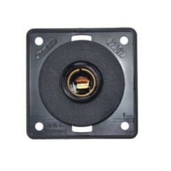 TOMADA 12V ENCASTRAR (PRETA)