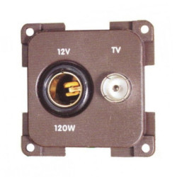 TOMADA 12V PEQ. C/ANTENA