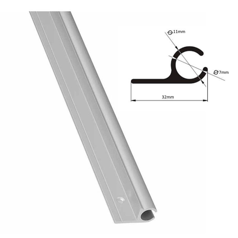 Perfil p/ toldo ou saias - 2,8 metros