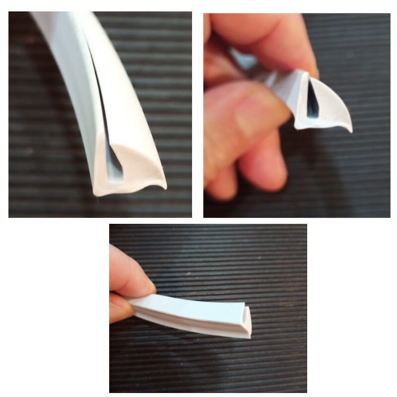 Perfil Borracha Pára-choques - Cinza