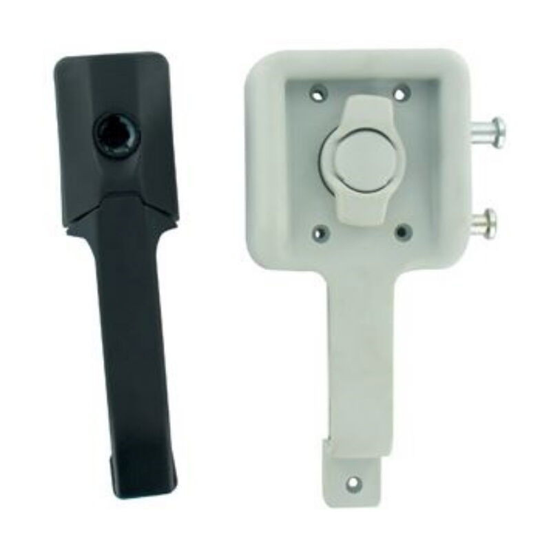 FECHADURA PORTA HOLZ CINZA