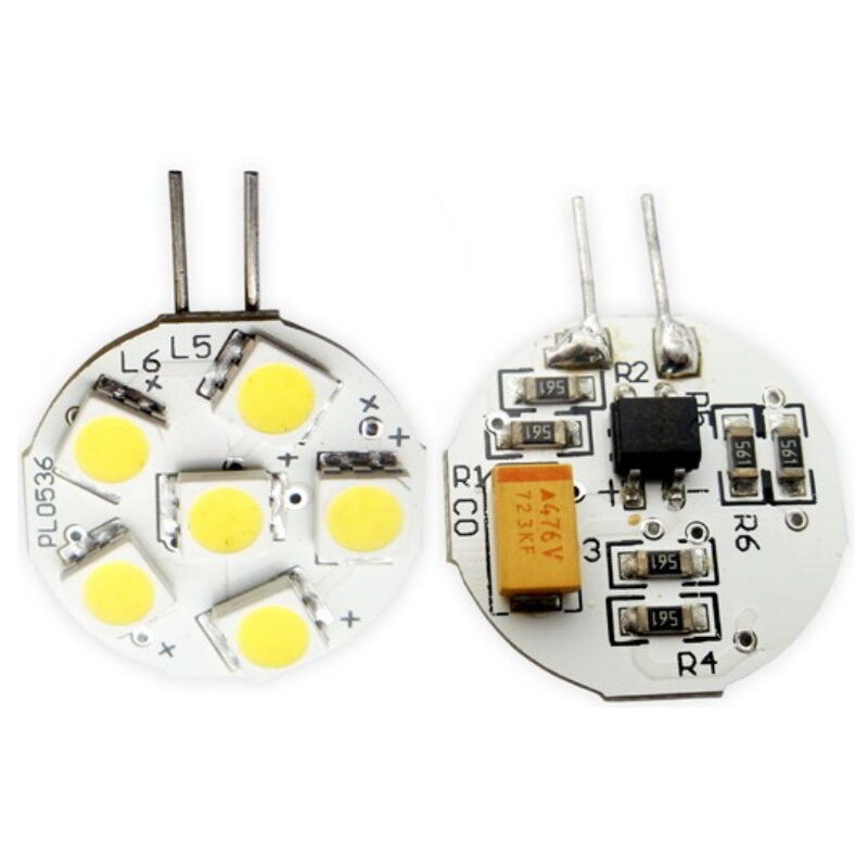 LAMPADA 6 LEDS C/ PERNOS 12V