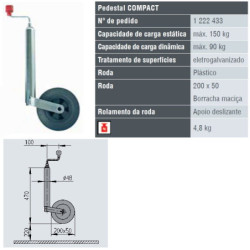 RODA JOCKEY ALKO 48mm 200x50