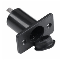 TOMADA INT.12 v ISQ.PRETA C/TAMPA