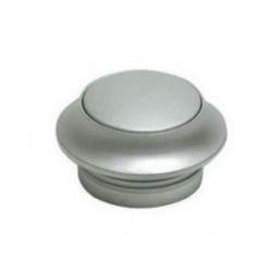 Fecho Tic-tac Grande (Botão + Anilha Grande) - Cinza Claro