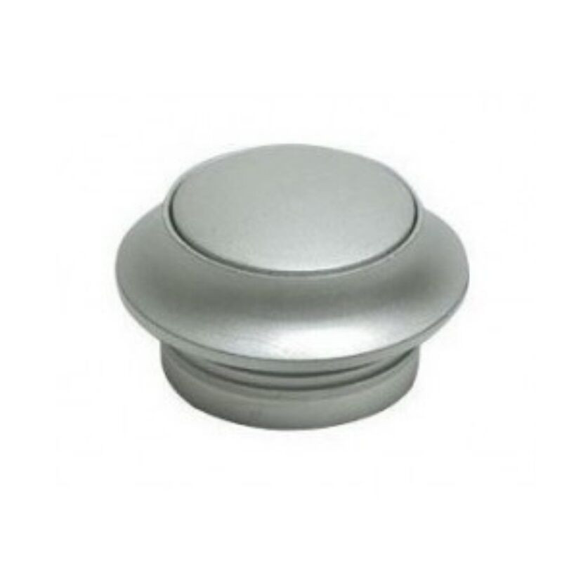 Fecho Tic-tac Grande (Botão + Anilha Grande) - Cinza Claro