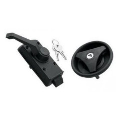 FECHADURA PORTA EXT.RED.PRETA ESTRE