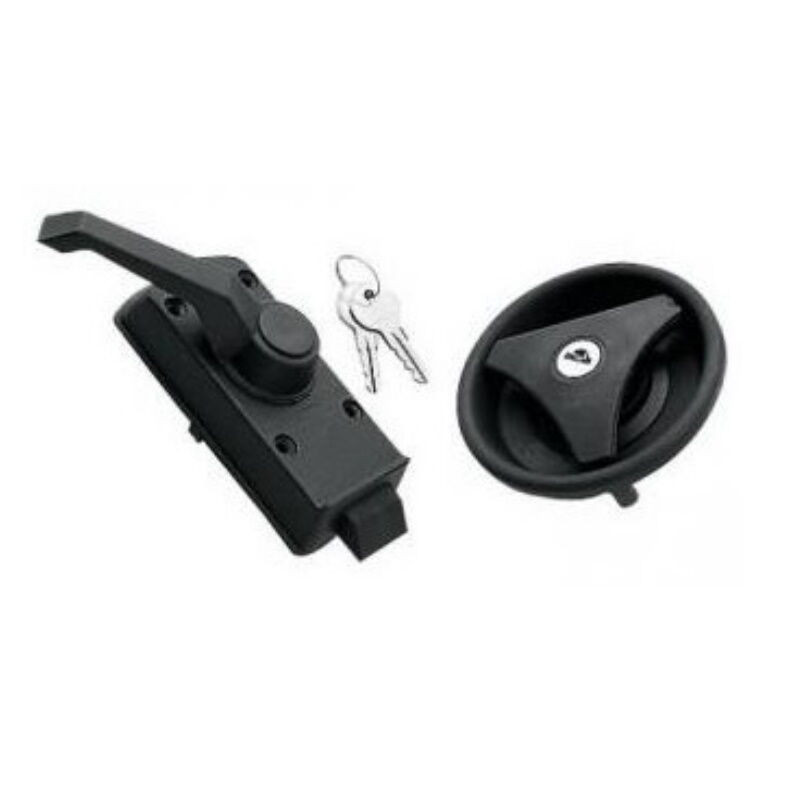 FECHADURA PORTA EXT.RED.PRETA ESTRE