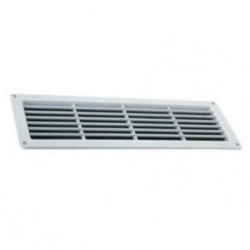 GRELHA VENTILAÇAO 370X123 CINZA