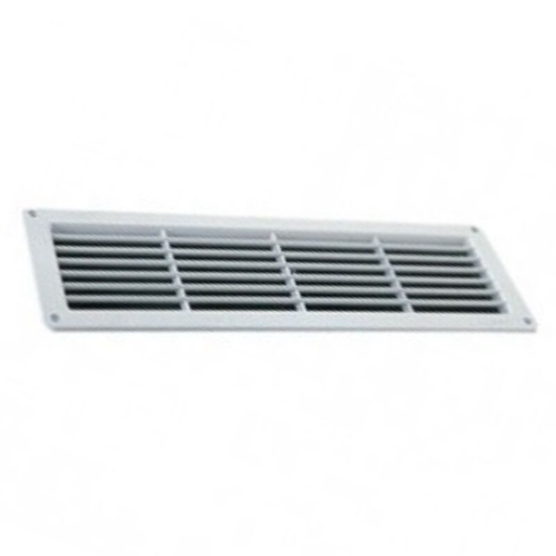 GRELHA VENTILAÇAO 370X123 CINZA