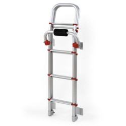 ESCADA 8 DEGRAUS ALUMINIO EXTERIOR