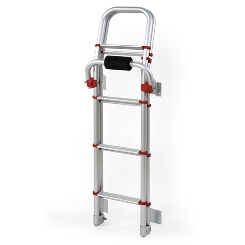 ESCADA 8 DEGRAUS ALUMINIO EXTERIOR