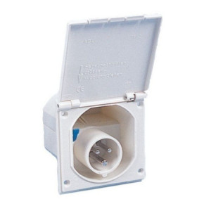 TOMADA CEE EXT. 220v QUAD.BRANCA