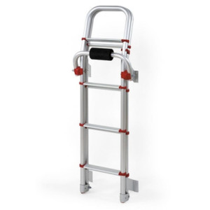 ESCADA 8 DEGRAUS ALUMINIO EXTERIOR