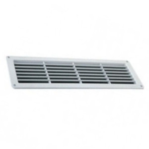 GRELHA VENTILAÇAO 370X123 CINZA