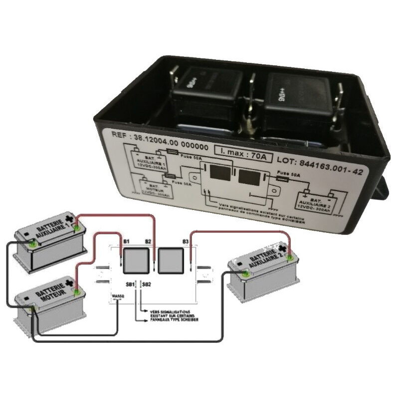 SEPARADOR 3 BATERIAS