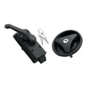 FECHADURA PORTA EXT.RED.PRETA ESTRE